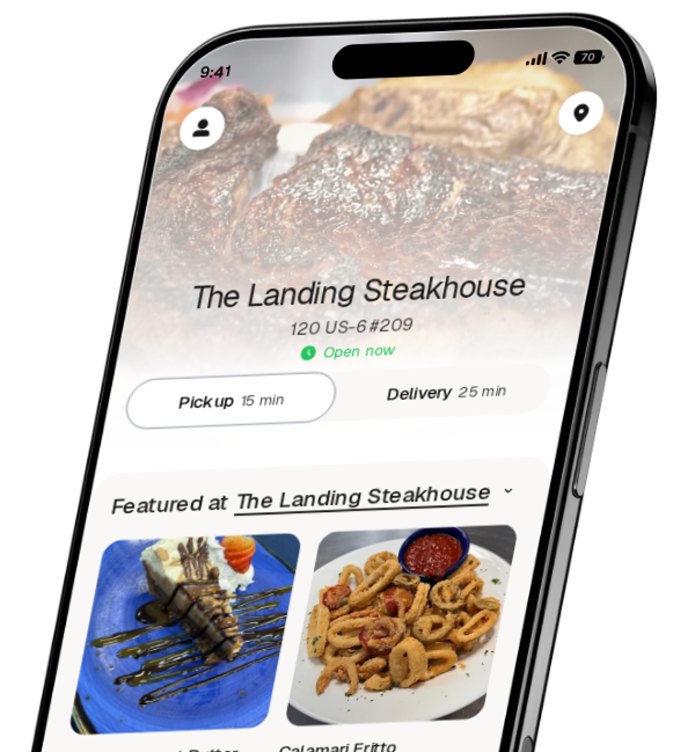 The Landing Steakhouse app preview