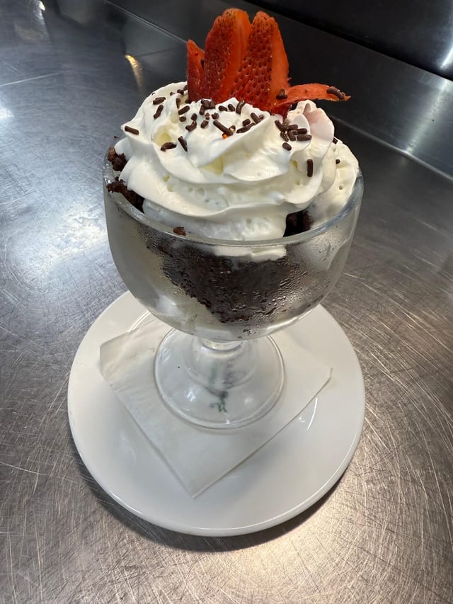 Brownie Sundae.